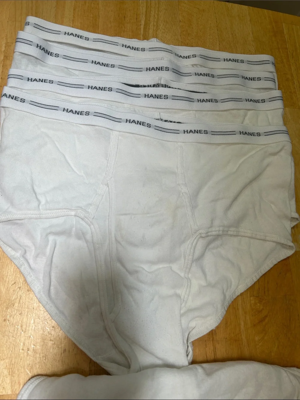 Hanes Men's White Comfort Flex 2XL/TG Briefs- 6 Pack